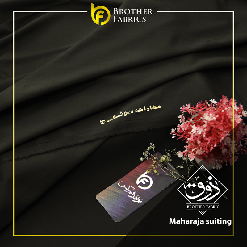 Maharaja Suiting Brother Fabrics – Regal Ony x Black