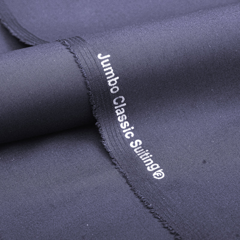 Premium Dark Slate Grey Unstitched Men’s Suiting Fabric