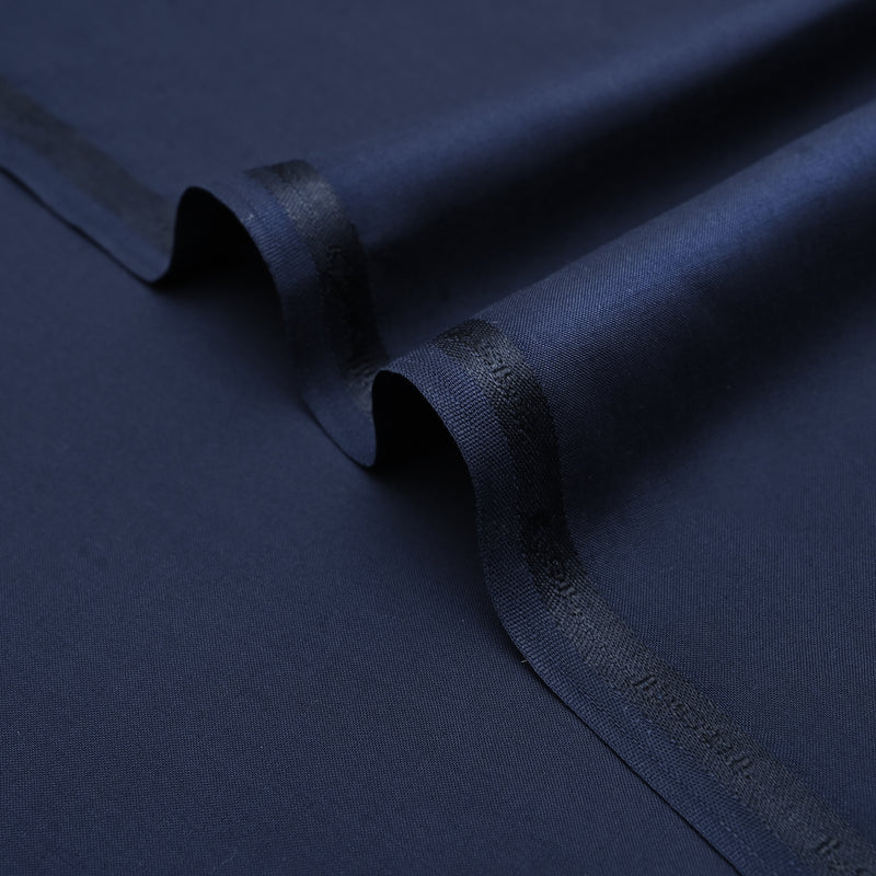 Classic Midnight Navy Unstitched Wash & Wear Fabric for Men’s Suits-7