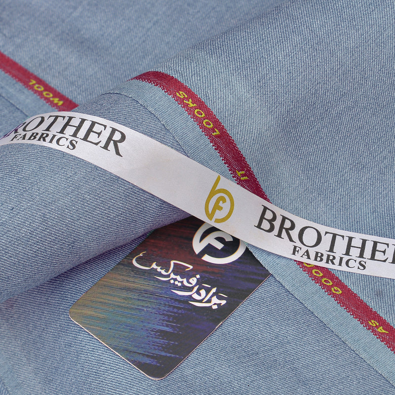 Executive Collection – Soft Greyish-Blue Unstitched Suit Fabric