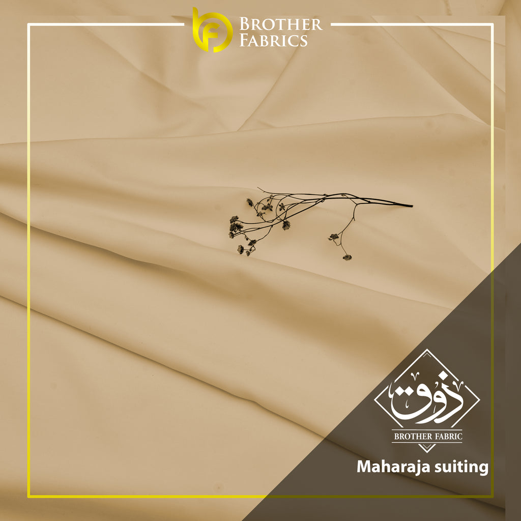 Maharaja Suiting Brother Fabrics – Cream Pearl