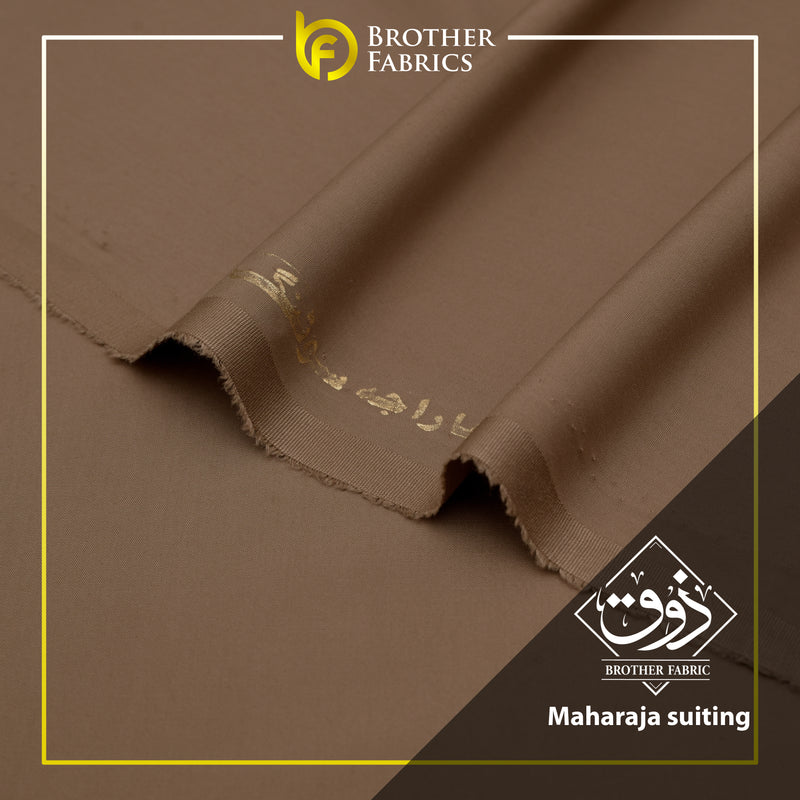 Maharaja Suiting Brother Fabrics – Desert Walnut