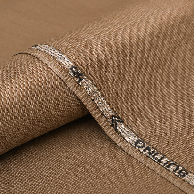 Obal Premium Sandy Brown Unstitched Men’s Suiting Fabric