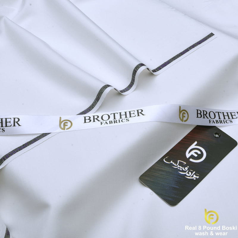 Arctic White Real 8 Pound Boski Wash & Wear | Brothers Fabrics