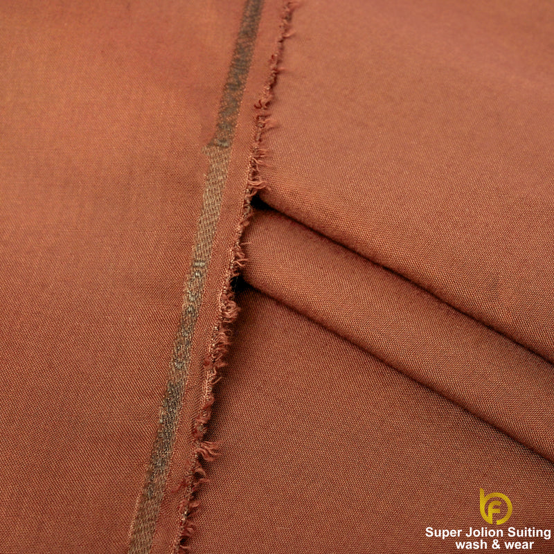 Super Jolion Wash & Wear Suiting Fabric – Cinnamon Brown