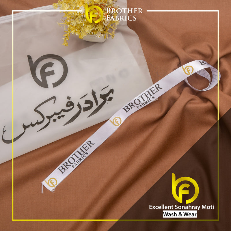 Brother Fabrics Excellent Sonahray Moti – Rustic Copper Wash & Wear Fabric