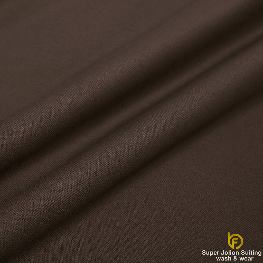Super Jolion Wash & Wear Suiting Fabric – Chocolate Brown