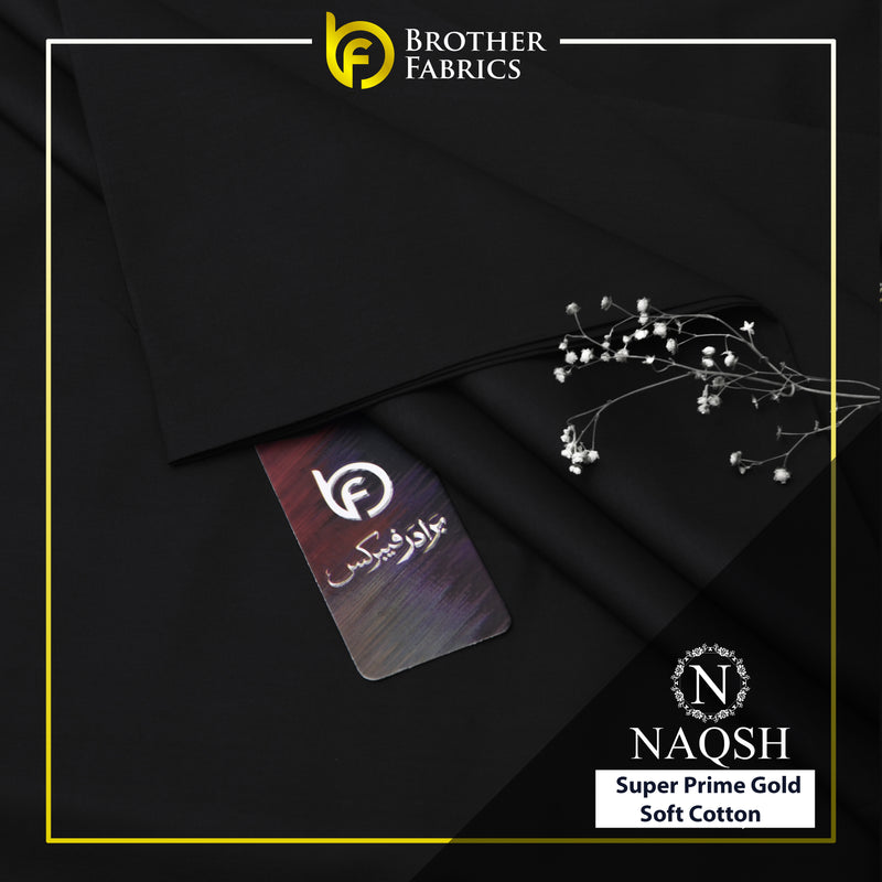 Super Prime Gold Soft Cotton – Midnight Black