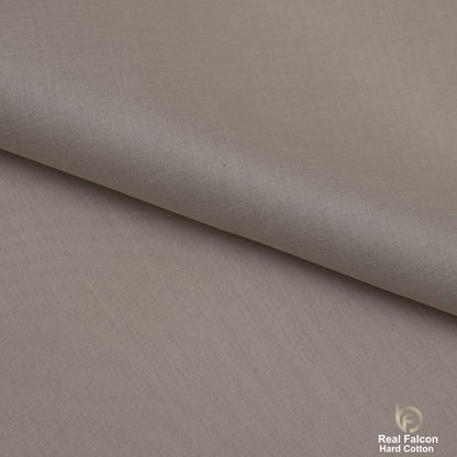 Real Falcon Hard Cotton Fabric – Premium Taupe/Grey Shade