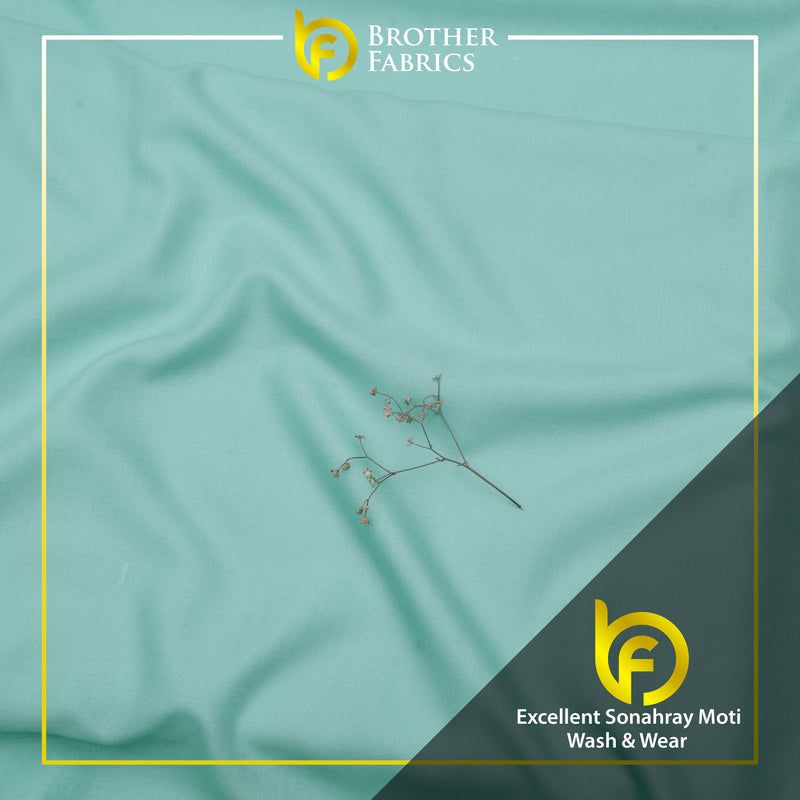 Brother Fabrics Excellent Sonahray Moti Wash & Wear – Aqua Mint
