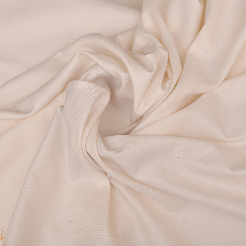 Brother Fabrics Premium Off-White Unstitched Men’s Suiting Fabric