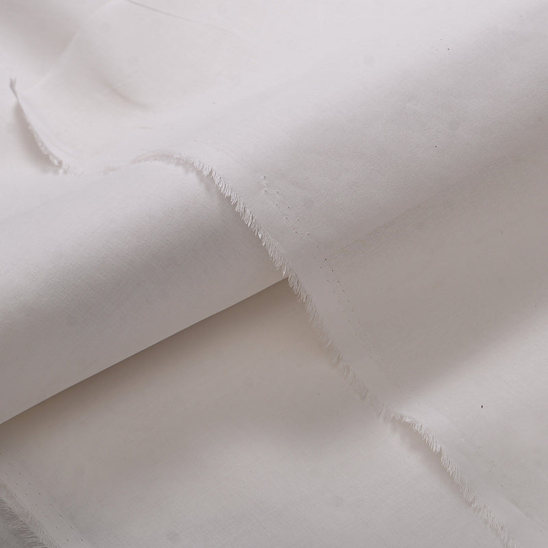 Executive Pure Off-White Unstitched Fabric-1