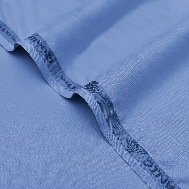 Classic Periwinkle Blue Unstitched Wash & Wear Fabric for Men’s Suits-7