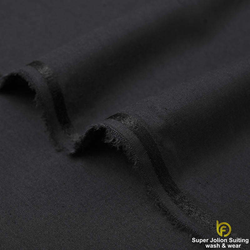 Super Jolion Wash & Wear Suiting Fabric – Jet Black