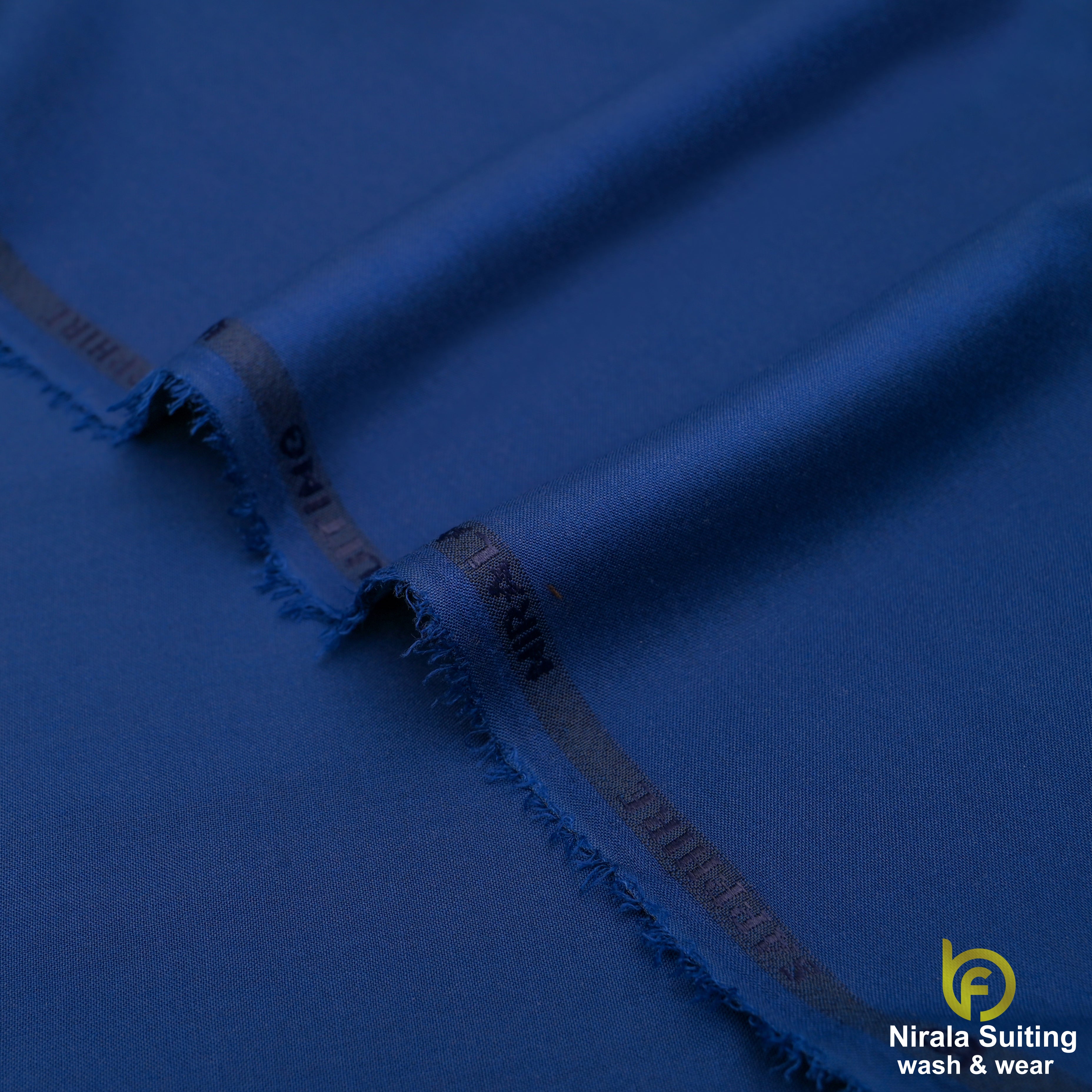 Brother Fabrics Nirala Gold – Royal Sapphire | Premium Wash & Wear Fabric