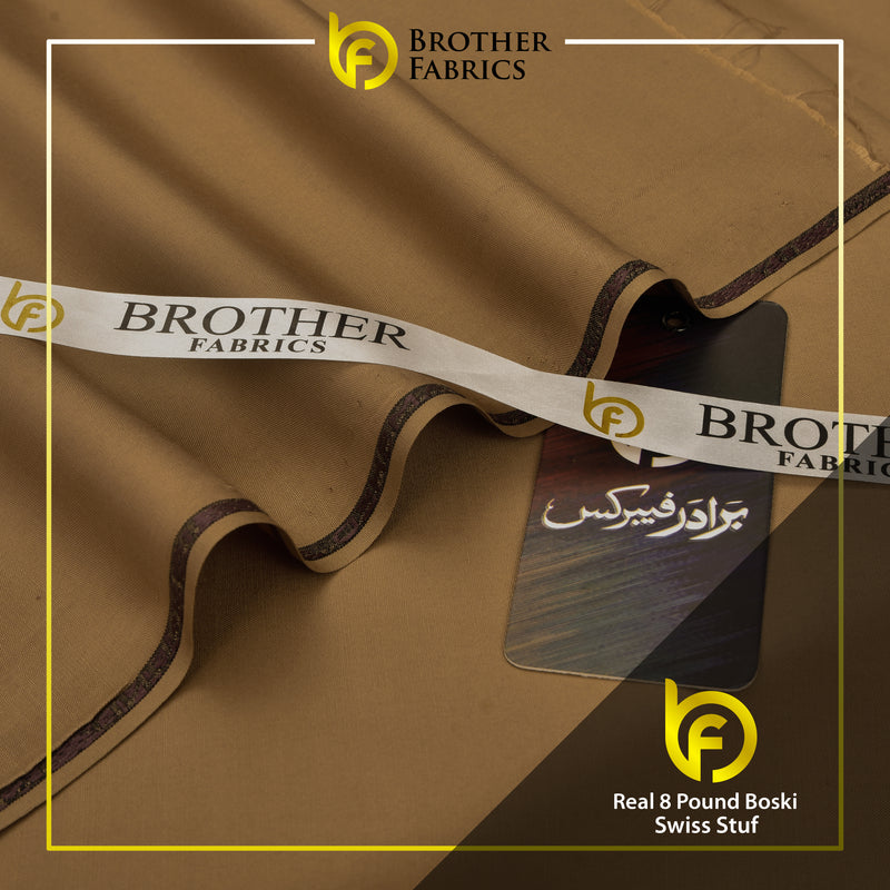 Camel Brown Real 8 Pound Boski Swiss Stuff Fabric | Brother Fabrics