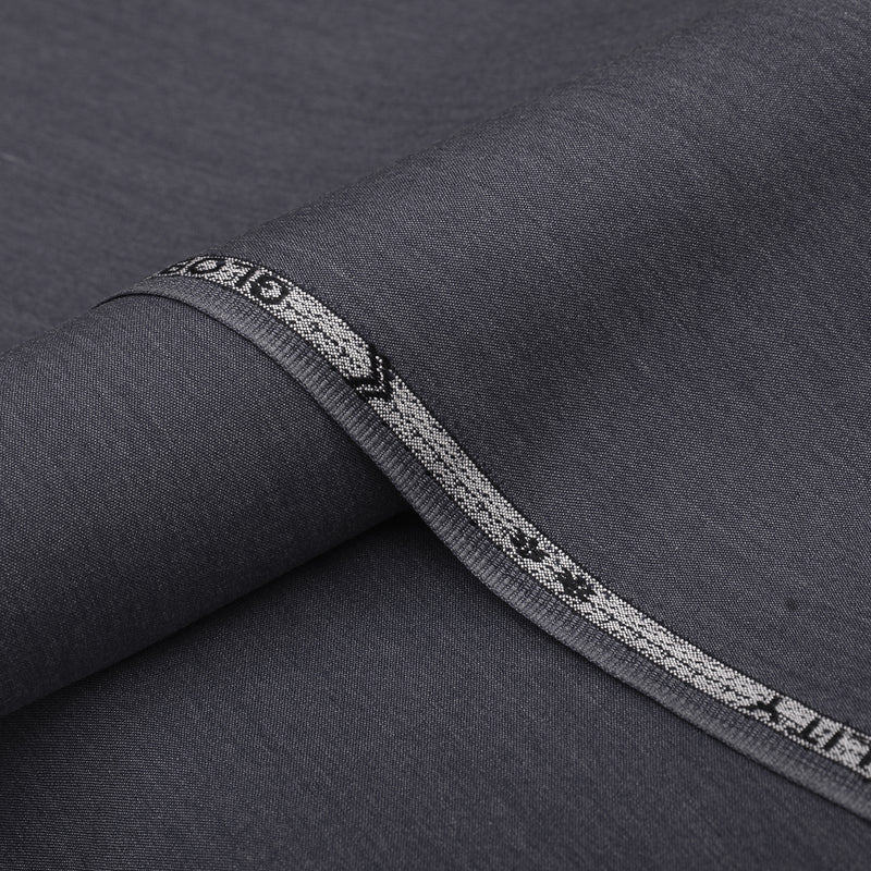 Obal Premium Deep Charcoal Grey Unstitched Men’s Suiting Fabric