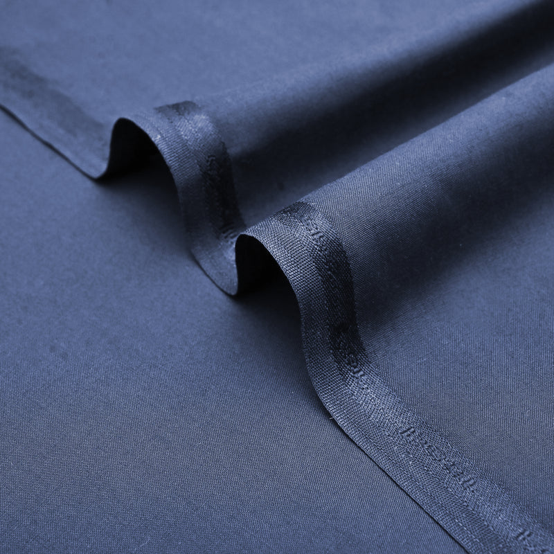 Classic Muted Slate Blue Unstitched Wash & Wear Fabric for Men’s Suits-9