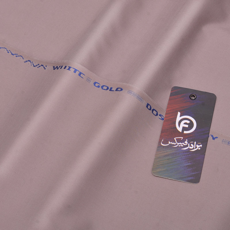 Premium Beige Fabric with Blue Printed Branding – High-Quality Textile Material