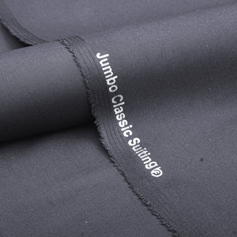 Premium Dark Charcoal Unstitched Men’s Suiting Fabric
