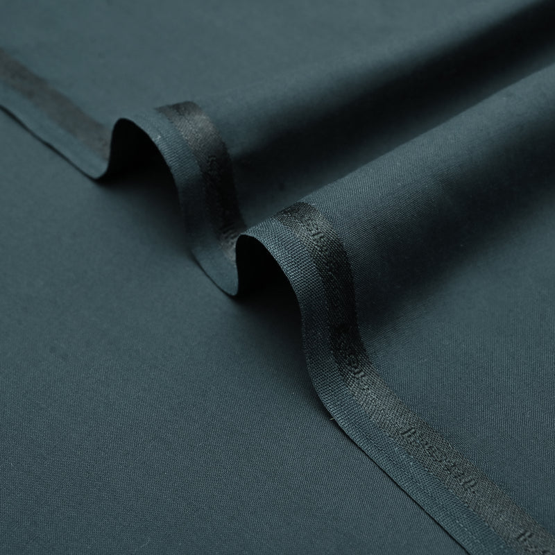 Classic Slate Pine Green Unstitched Wash & Wear Fabric for Men’s Suits-8