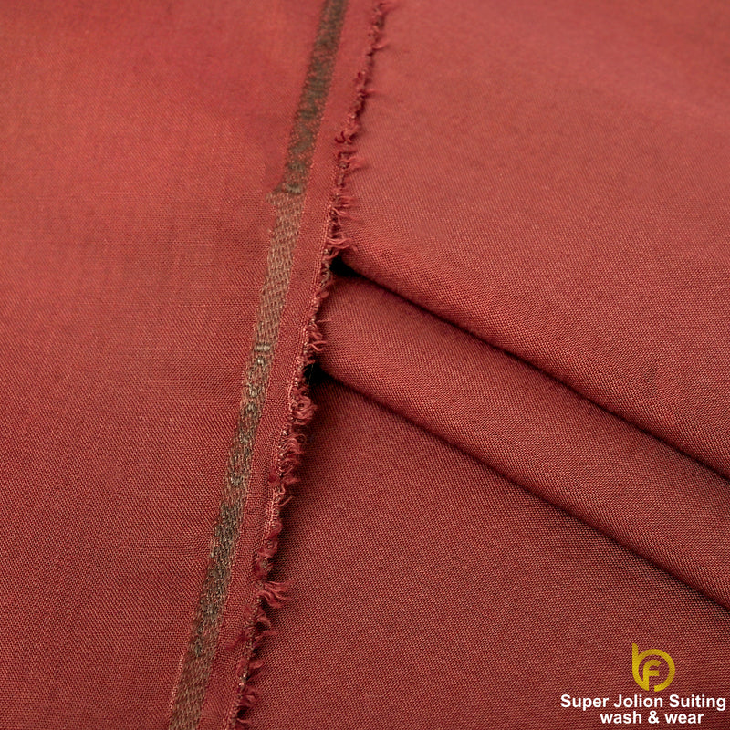 Super Jolion Wash & Wear Suiting Fabric – Mahogany
