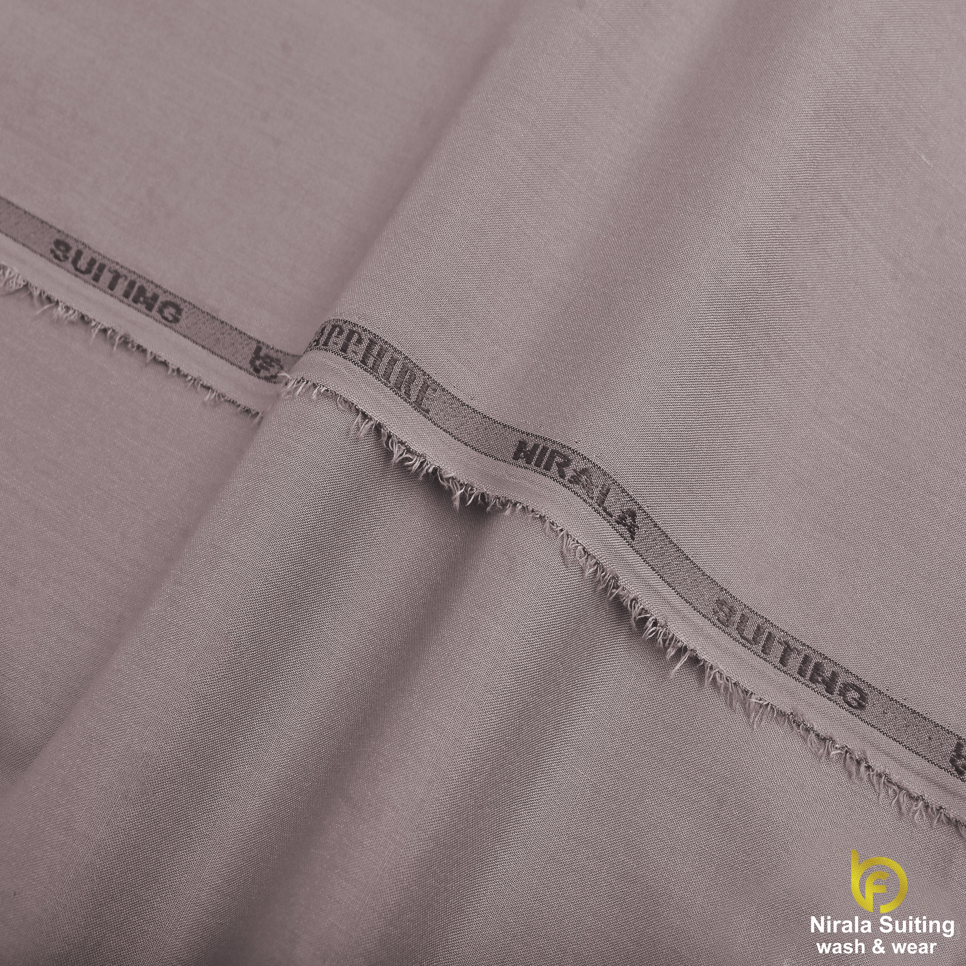Brother Fabrics Nirala Suiting – Pearl Stone | Premium Wash & Wear Fabric