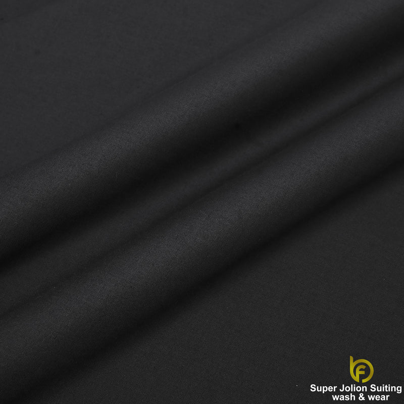 Super Jolion Wash & Wear Suiting Fabric – Jet Black