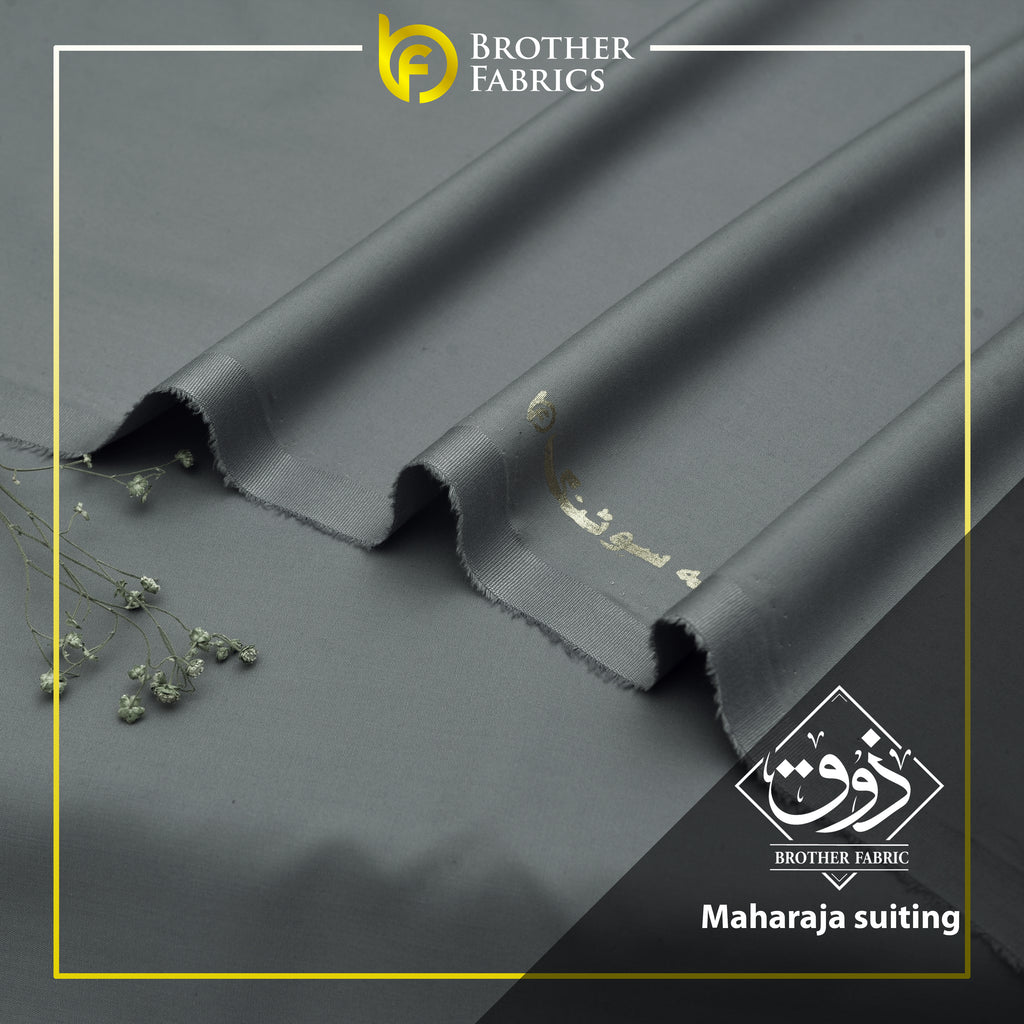 Maharaja Suiting Brother Fabrics – Steel Mist
