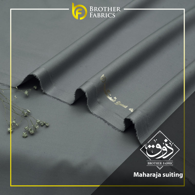 Maharaja Suiting Brother Fabrics – Steel Mist