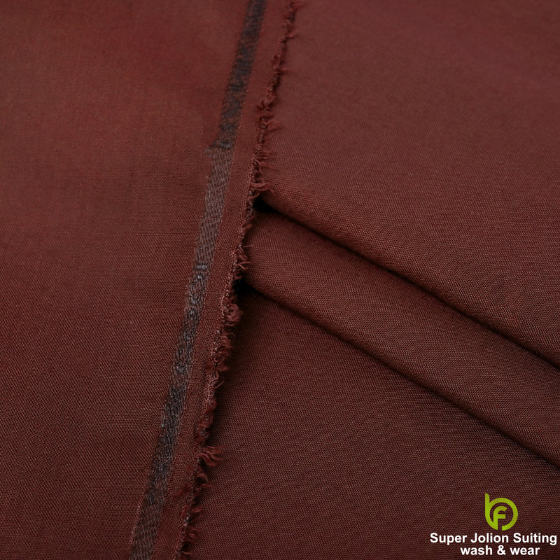 Super Jolion Wash & Wear Suiting Fabric – Mahogany