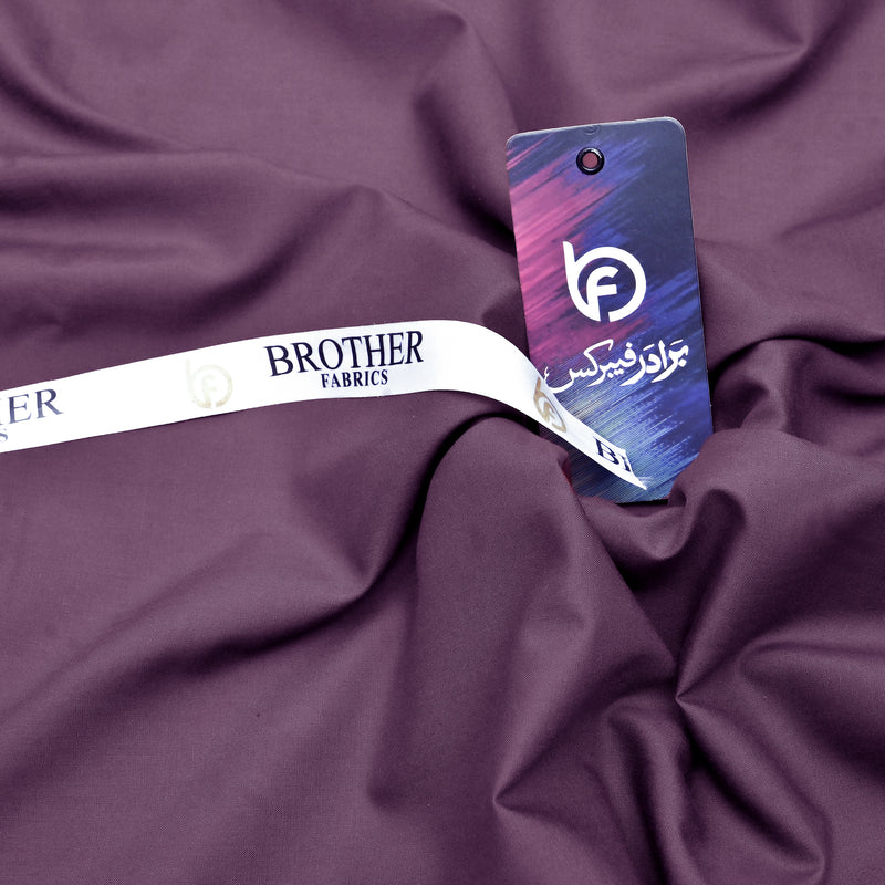 Classic Royal Plum Unstitched Wash & Wear Fabric for Men’s Suits-10