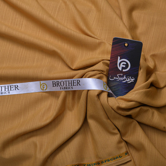 Premium Caramel Brown Textured Fabric | Brother Fabrics-5
