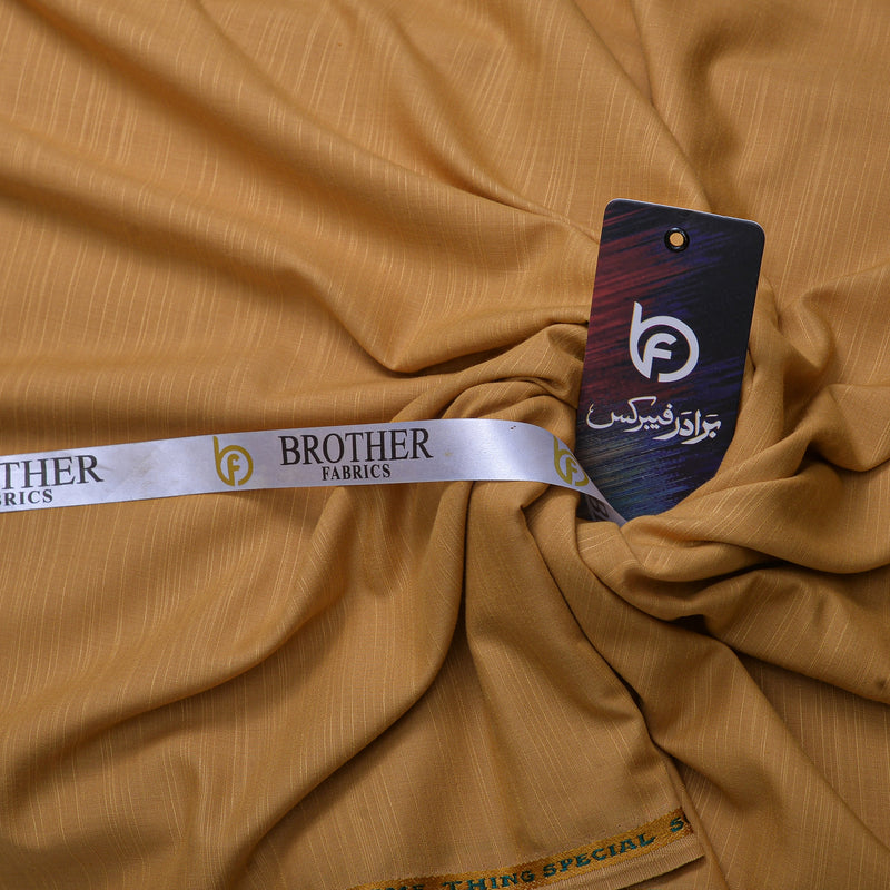 Premium Caramel Brown Textured Fabric | Brother Fabrics-5
