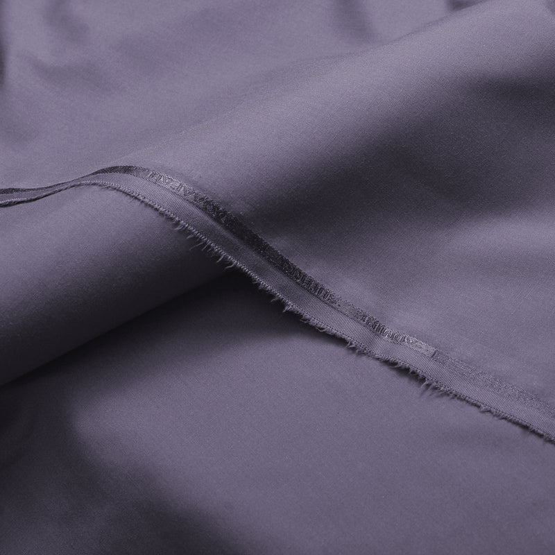 Premium Smooth Satin Fabric in Elegant Charcoal Gray-6