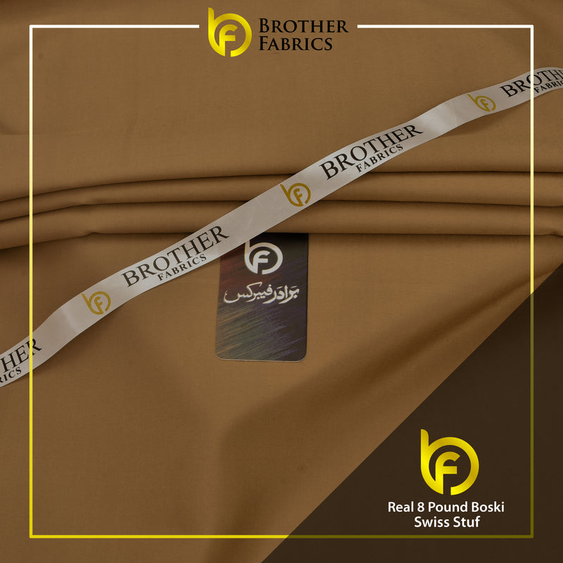 Camel Brown Real 8 Pound Boski Swiss Stuff Fabric | Brother Fabrics