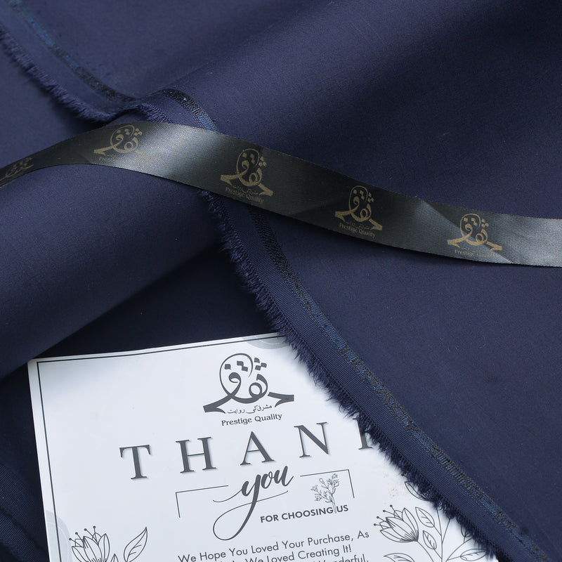 Midnight Black Premium Suiting Fabric-1