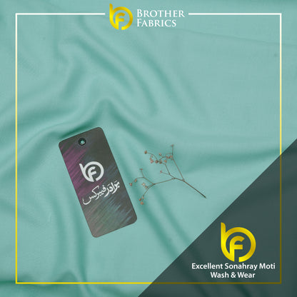 Brother Fabrics Excellent Sonahray Moti Wash & Wear – Aqua Mint