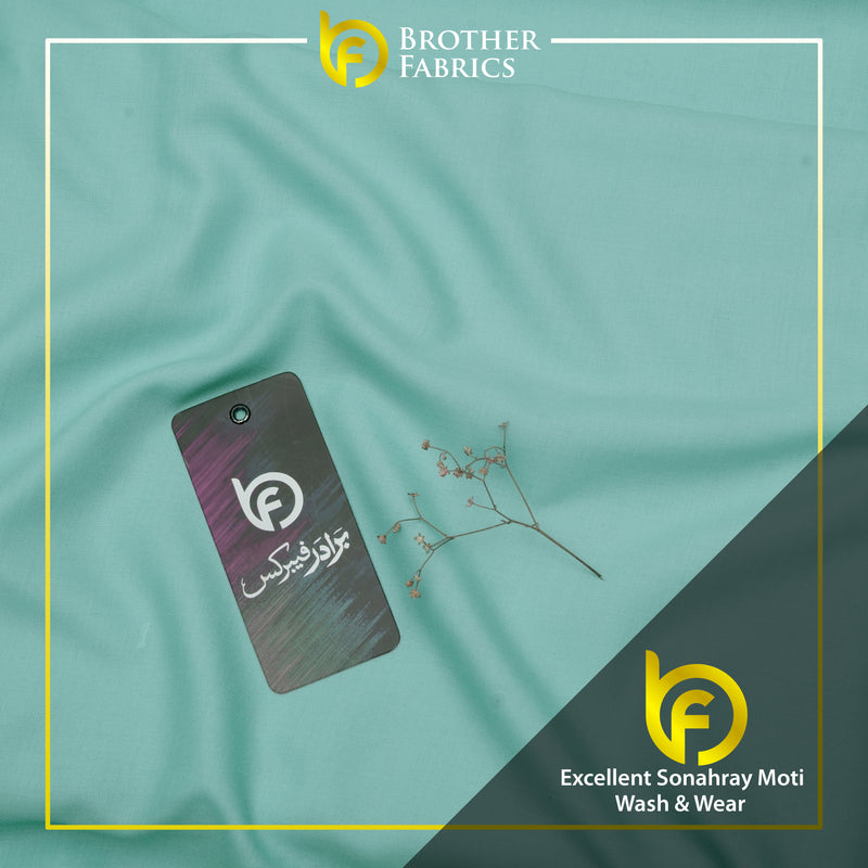 Brother Fabrics Excellent Sonahray Moti Wash & Wear – Aqua Mint
