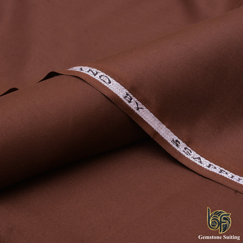 Gemstone Brown Suiting – Premium Formal Fabric-3