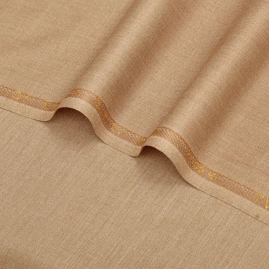 Brother Fabrics Premium Warm Sandy Beige Unstitched Men’s Suiting Fabric