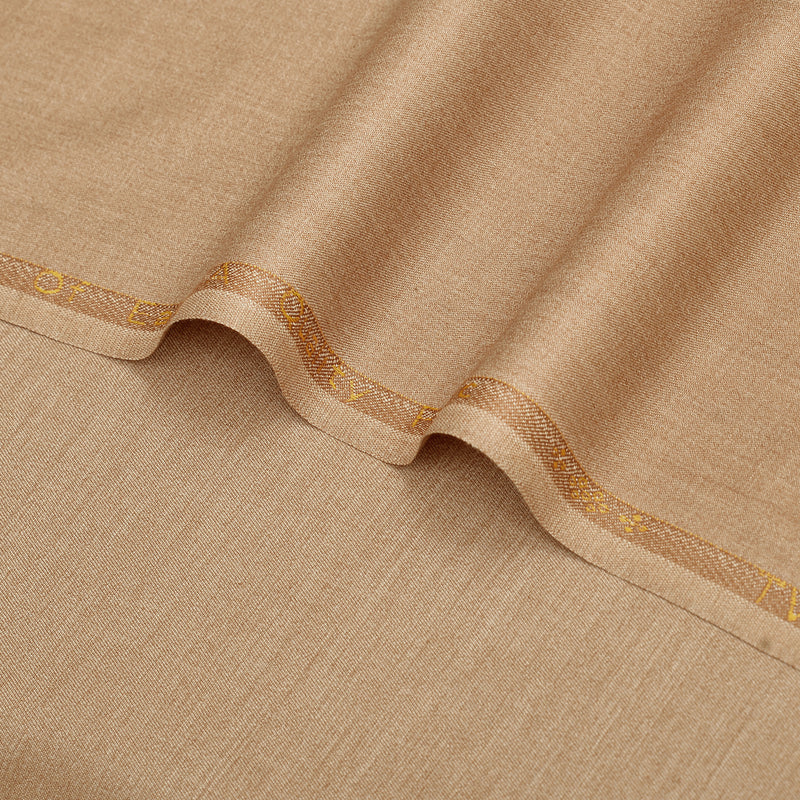 Brother Fabrics Premium Warm Sandy Beige Unstitched Men’s Suiting Fabric