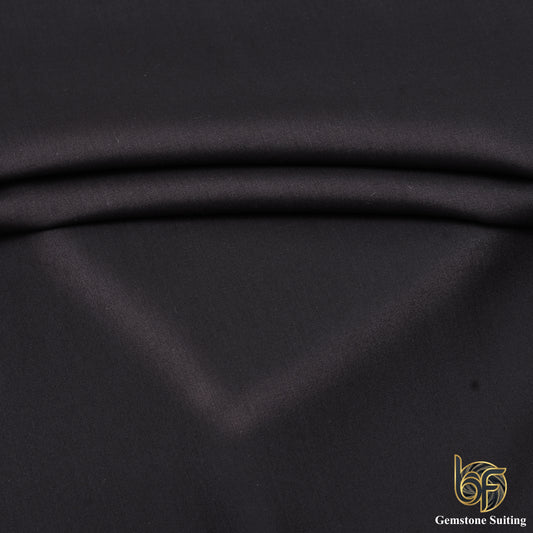 Midnight Black Premium Suiting Fabric-6