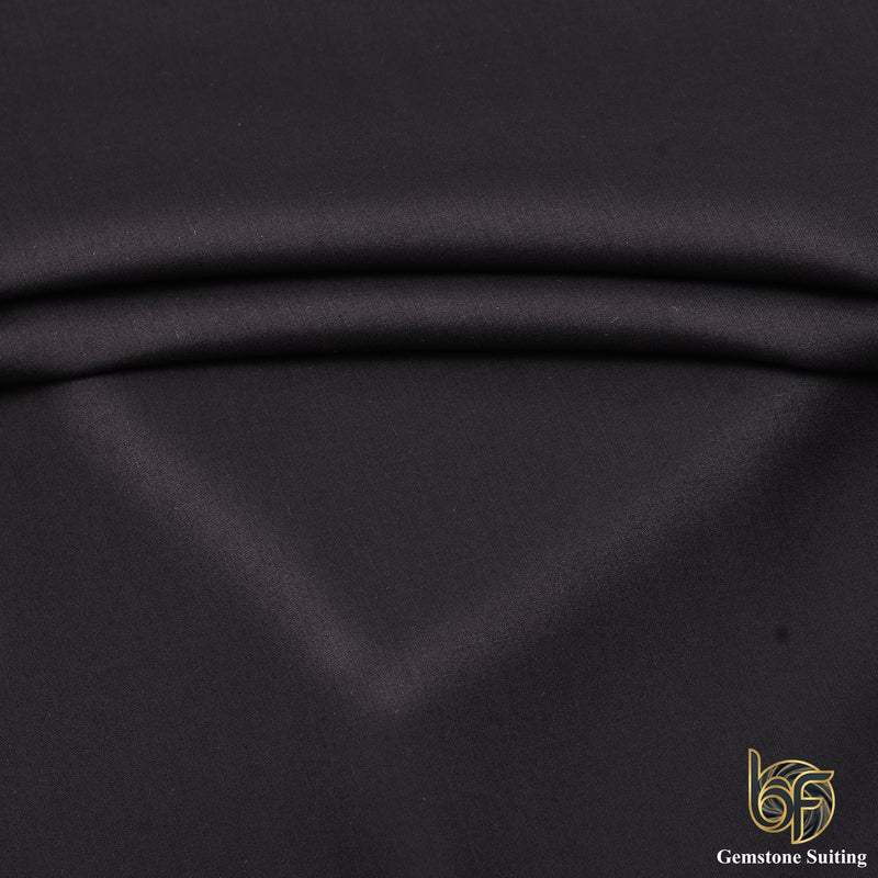 Midnight Black Premium Suiting Fabric-6