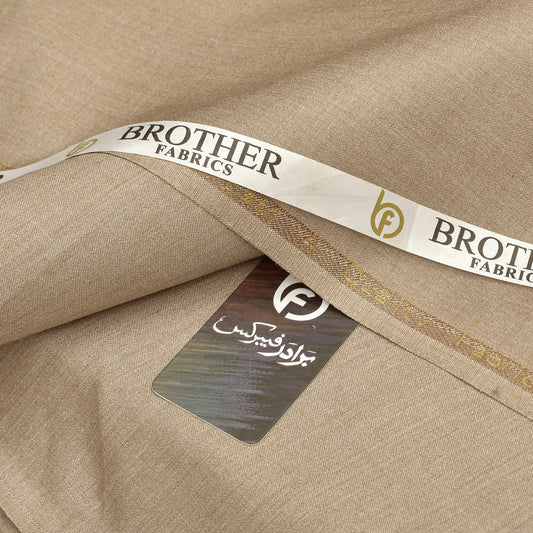 Premium Light Camel Beige Unstitched Men’s Suiting Fabric