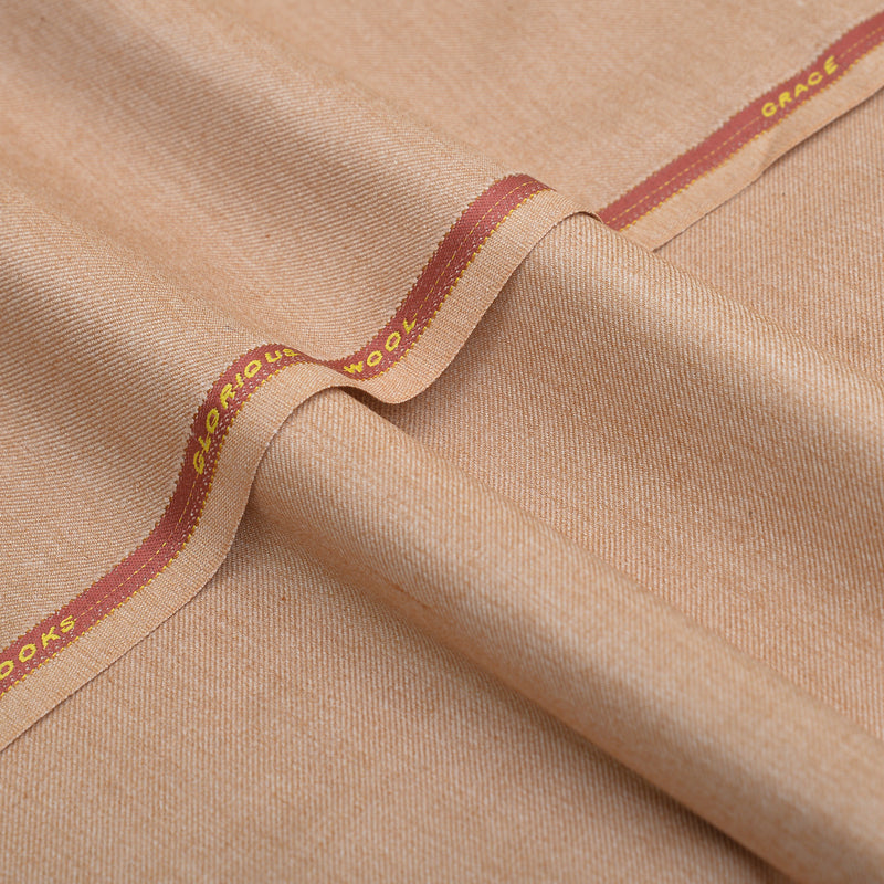 Grace Glorious Premium Warm Beige Unstitched Men’s Suiting Fabric