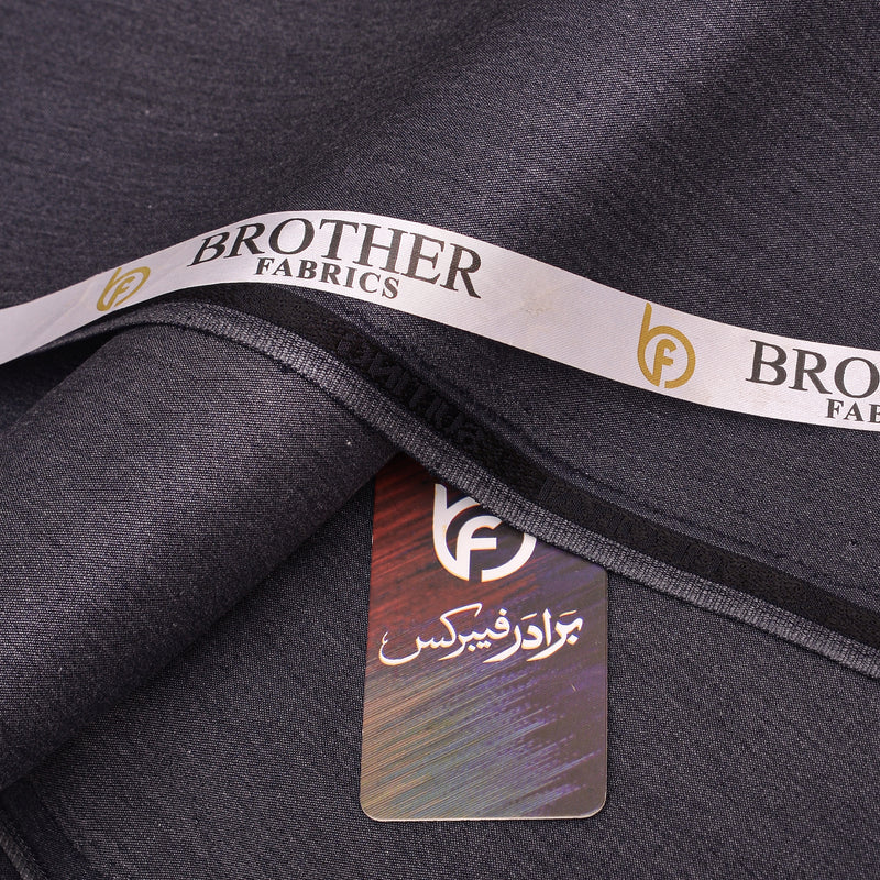Obal Premium Dark Charcoal Melange Unstitched Men’s Suiting Fabric