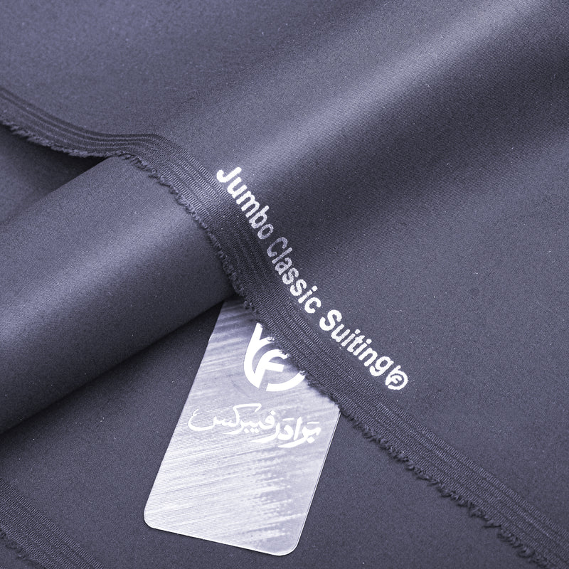 Premium Dark Slate Grey Unstitched Men’s Suiting Fabric