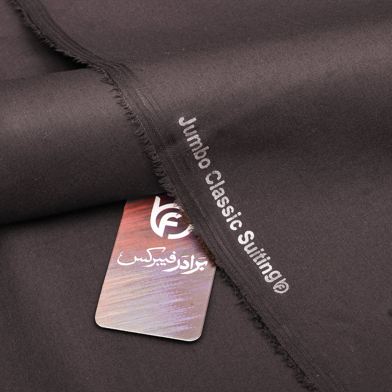 Premium Dark Taupe Unstitched Men’s Suiting Fabric