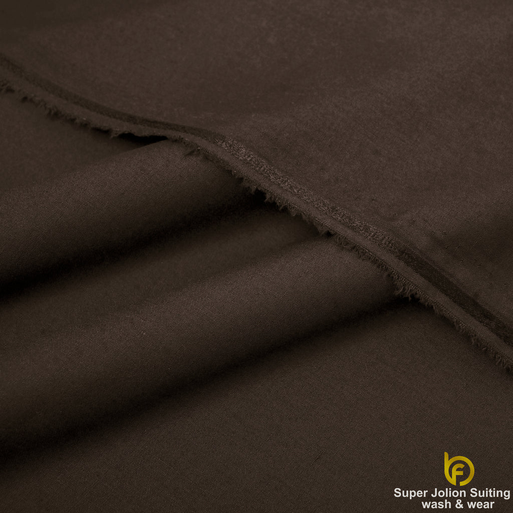Super Jolion Wash & Wear Suiting Fabric – Chocolate Brown